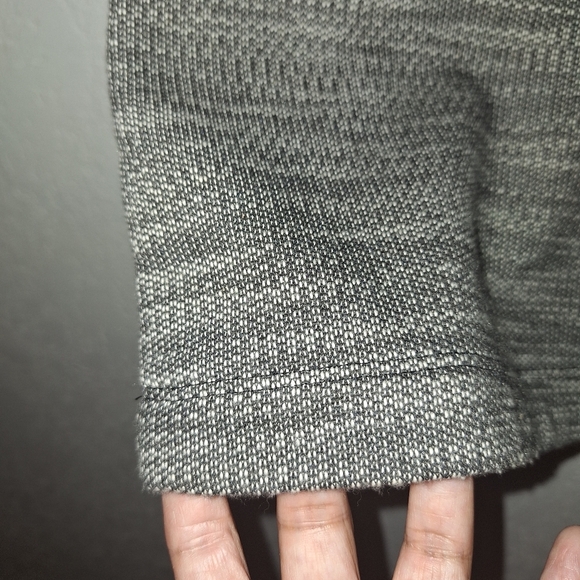 Ann Taylor Loft Sz Medium Gray Black  Knit Dress - Picture 6 of 10